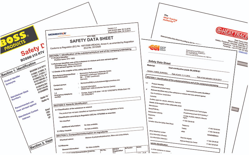 material data sheets\